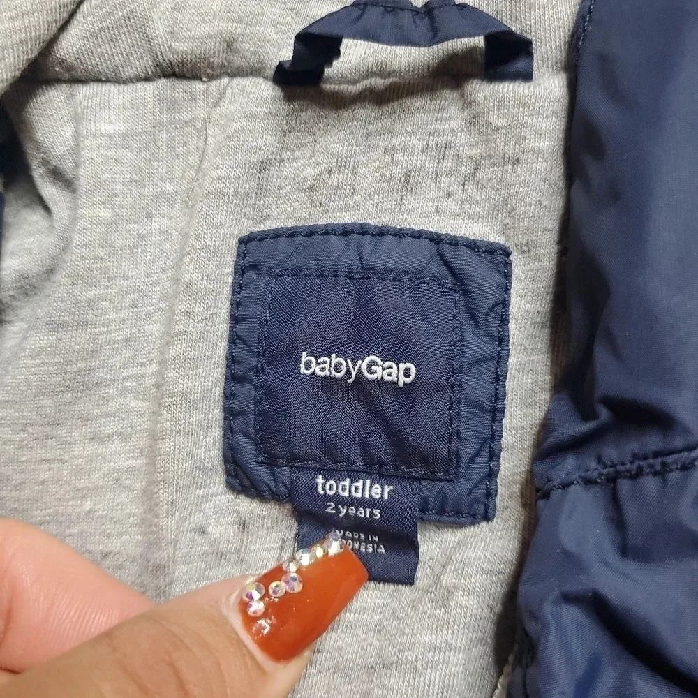 Baby Gap Navy Windbreaker Jacket‎